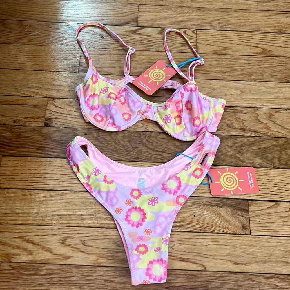 Blackbough small Pink twinkle bikini
